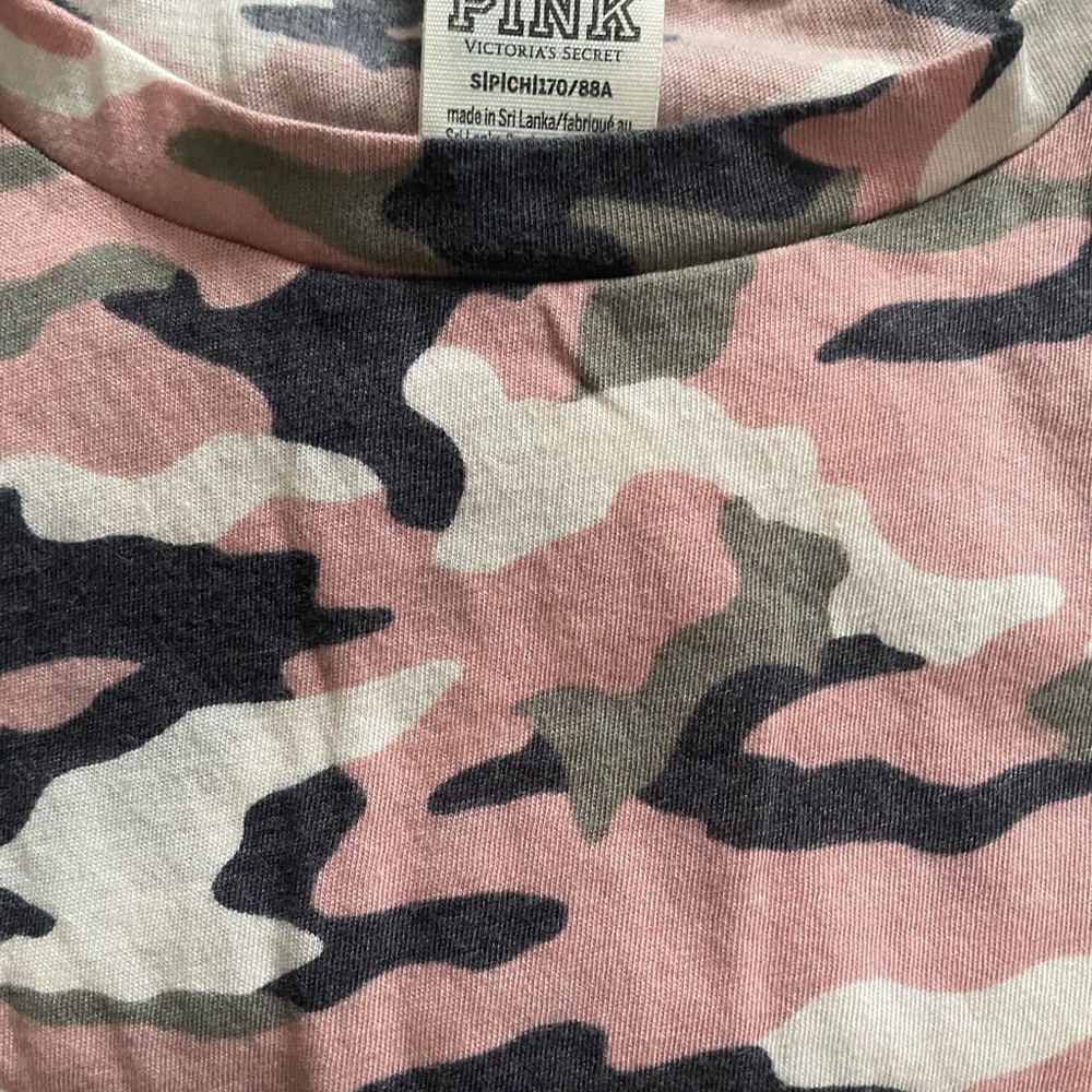 Victoria's Secret Pink Camo T-Shirt